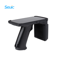 Lecteur RFID UHF portable longue portée NFC 860-960Mhz, lecteur-graveur RFID portable, scanner laser pour l'inventaire des entrepôts de vente au détail
