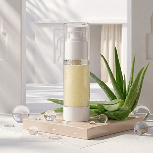 Crème hydratante pour le visage à l'aloe vera et à l'acide hyaluronique, crème hydratante pour le visage OEM ODM 30g en flacon sous vide, MOQ 700 - Product Image 2