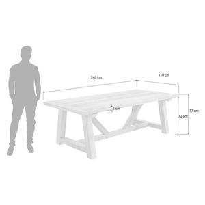 <b>Extendable</b> <b>Dining</b> <b>Tables</b> Made of Solid Teak <b>Wood</b> Modern Minimalist Design <b>Dining</b> Room Furniture Sold Wholesale - Product Image 6