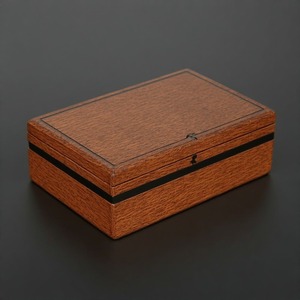 Premium Stainless Steel & Wooden Cigar Case Handmade Portable Storage <b>Box</b> with Smooth Finish for Travel Humidor Gift Use - Product Image 1