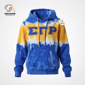 Sigma Gamma Rho Greek <b>Pride</b> Eco-Friendly 100% Cotton Jersey Women's Formal Anti-Wrinkle Breathable 360g Campus <b>Hoodie</b> - Product Image 4