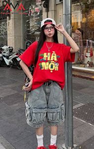 เสื้อยืดคอกลมแขนสั้น ผ้าฝ้าย 95% + ผ้าสแปนเด็กซ์ 5% พิมพ์ลาย (ลายกราฟิก) สไตล์ลำลอง สตรีทแวร์ ชุดชายหาด เป็นมิตรกับสิ่งแวดล้อม สำหรับผู้ชาย - Product Image 5