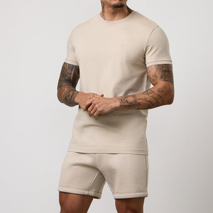 เสื้อยืดผู้ชายผ้าฝ้ายขนาดใหญ่พิมพ์โลโก้ตามสั่งคุณภาพสูงแบบ OEM - Product Image 1
