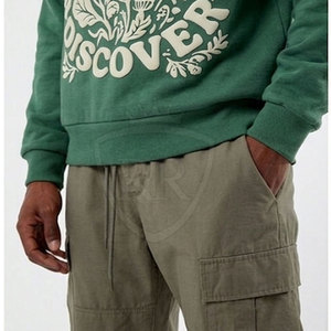 Sudadera con Capucha para Hombre, Cómoda, 100% Algodón, Gruesa, con Diseño Moderno Estampado, Estilo Urbano, para Invierno - Product Image 5