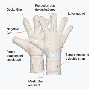 Guantes de Fútbol y Portero Personalizados con Logotipo, de Látex de Caucho para Exteriores, para Entrenamiento y Fitness, para Adultos, Protección de PU, Antideslizantes - Product Image 2