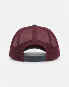 Casquette Trucker en Maille avec Broderie Dorée en Relief, Visière Courbée Noire, Réglable, 5 Panneaux, Respirante, Imperméable, Logo Personnalisé - Product Image 6