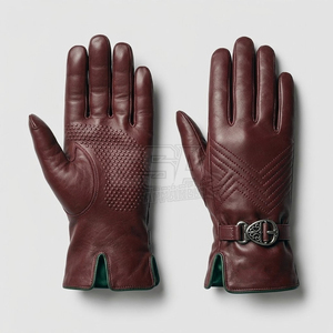 Men Leather Dressing <b>Gloves</b> Smooth Finish Comfortable Fit Suitable For Formal Wear And Everyday Use - Product Image 4