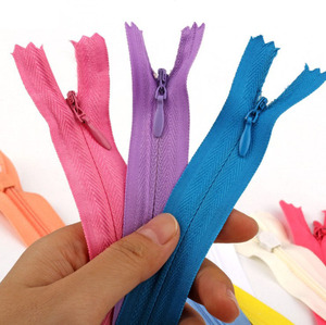 Wholesale Manufacturer #3 20cm Close End Invisible <b>Zipper</b> High Quality Colorful Nylon <b>Zipper</b> 100pcsbag - Product Image 1