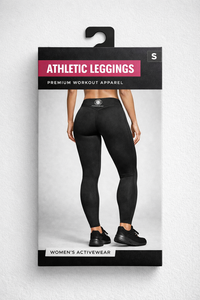 Leggings de Yoga Business Avenue de Cintura Media y Largo Completo, Color Negro Sólido, Cintura Elástica sin Costuras, Logotipo Impreso, Transpirables y de Secado Rápido - Product Image 5