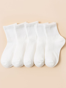 Nouvelles paires de chaussettes de sport en tube, tricotées, anti-bactériennes, en Spandex/Polyester, unies, pour hommes et femmes, tailles 39-42, été, adultes - Product Image 1