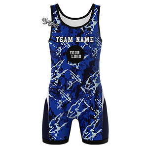 Sublimación personalizada Wrestling Singlet Hombres y niñas Wrestling Singlet Body Wear Body suit Venta caliente - Product Image 2
