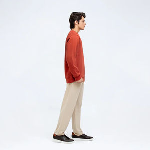 Sudadera de Hombre con Logotipo Personalizado, Estilo Burnt Craft, Tela de Rizo Premium, Sudadera Negra Lisa de Moda, Sudadera de Alta Calidad - Product Image 2