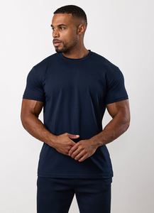 Camisetas de Manga Corta para Hombre, de Algodón Puro de 220g, Transpirables, con Absorción de Humedad, Estampado en Relieve, Personalizables, para Verano - Product Image 5