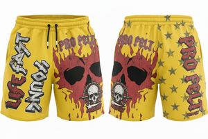 Pantalones Cortos Deportivos Transpirables de Secado Rápido 100% Algodón con Estampado Puff Personalizado OEM ODM, para Entrenamiento de Verano, Ropa Deportiva Informal, con Cordón Ajustable - Product Image 5