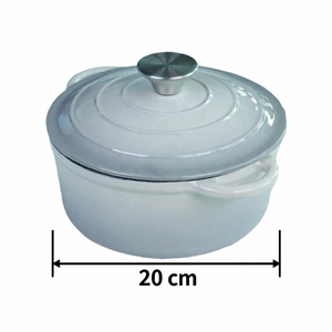 Family Size Dutch Oven <b>Pot</b> With Heavy Duty Enameled Cast Iron Body Excellent Heat Distribution Scratch Resistant - Product Image 2