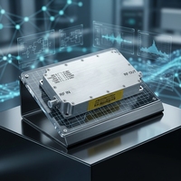 Amplificateur de puissance haute efficacité 100W GaN RF 3-6GHz, gain 50dB pour la communication radar et satellite