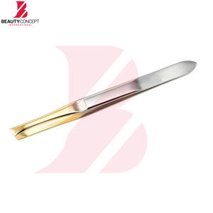 Prix de gros – Nouvelles pinces à sourcils tendance entièrement personnalisées, antidérapantes, faciles à utiliser, en acier inoxydable de haute qualité - Product Image 2