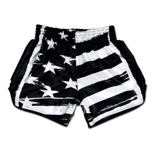 Pantalones Cortos de Muay Thai para Hombre, de Moda, Cómodos y Casuales, con Logotipo Personalizado, Transpirables, Elegantes, con Diseño Sólido, Precio - Product Image 1