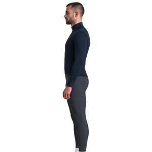 Maillot de Ciclismo de Manga Larga Azul Marino para Hombre, con Cierre Completo, de Alto Rendimiento, para Ciclismo de Carretera - Product Image 4