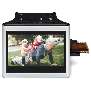 Ensemble scanner de films, diapositives et négatifs avec écran de prévisualisation de 5 pouces, haute résolution 22MP, stockage sur carte SD, transfert USB, édition photo - Product Image 1
