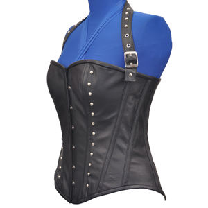 Corset en cuir de haute qualité pour femmes, vente en gros, modelant le corps, antibactérien, respirant, écologique, personnalisable, OEM - Product Image 2
