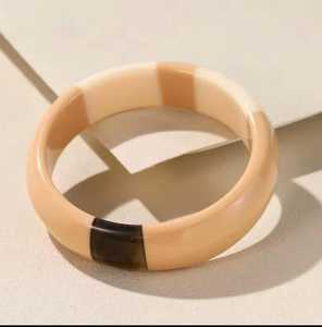 High-End Resin <b>Bangles</b> Sophisticated Jewelry for Elite Women by Tradebyd - Product Image 1