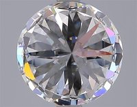 Diamante cultivado en laboratorio de 2.95 ct, forma redonda, color blanco, claridad VS1, corte excelente.