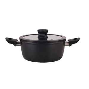Casserole en émail avec couvercle, antiadhésive, compatible induction, pour soupes et bouillons, ustensile de cuisine - Product Image 3