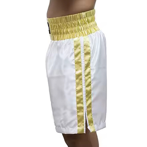 Pantalones Cortos de Muay Thai de Alta Calidad, Elásticos, Lisos, para Artes Marciales, de Secado Rápido, Venta al Por Mayor de Fábrica - Product Image 3