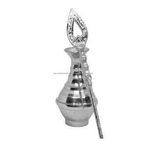 Pot d'eye-liner en laiton de haute qualité avec bâton Surmedani couleur verte fini pour la bouteille de stockage Surma est utilisé maquillage des yeux - Product Image 3