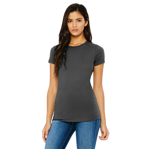 Camisetas de algodón personalizadas para mujer, cuello redondo, estilo informal, para verano. - Product Image 1