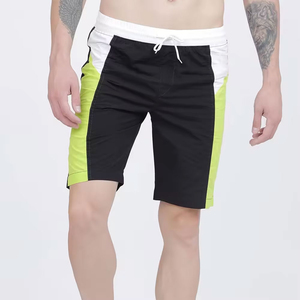 Classic Solid <b>Knee</b>-Length Summer Shorts for Men-<b>High</b> Street Soft Lounge Style Breathable Anti-UV Quick Dry Oxford Fabric Elastic - Product Image 1