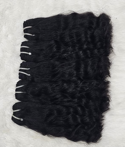 ผมต่อ HairX HX54 ผมแท้แบบอินเดีย Remy  ลอนบอดี้เวฟ  แบบเย็บสองชั้น  ผมเวอร์จิ้น  แบบมัดเป็นช่อ  ผลิตด้วยเครื่องจักร  สีดำธรรมชาติ - Product Image 5