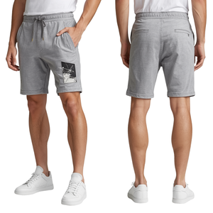 Pantalones Cortos de Felpa Francesa con Lavado Ácido y Diseño de Estampado Dinámico para Hombre, Ropa Casual, Más Vendidos - Product Image 3