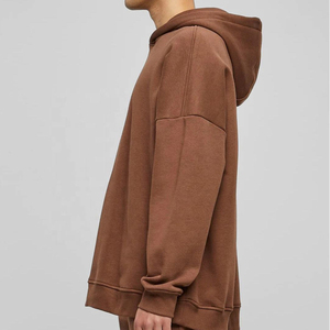 Prix de gros, sweats à capuche surdimensionnés pour hommes à manches longues, 100% coton, haute qualité, écologiques, respirants, en polaire pour l'hiver - Product Image 3