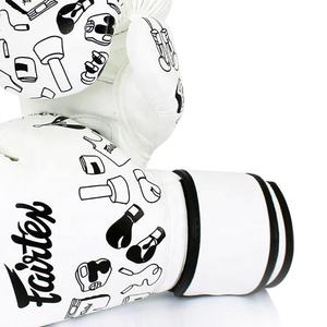 ถุงมือชกมวย Fairtex แบบสั่งทำพิเศษ สำหรับฝึกซ้อม ระดับมืออาชีพ คุณภาพสูง หนังแท้ ปิดแบบตีนตุ๊กแก ถุงมือซานด้า สำหรับผู้ใหญ่ - Product Image 5