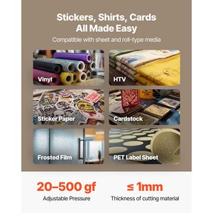 Plotter da Taglio Vinile a Doppia Lama con Forza e Velocità Regolabili, Display LED, Larghezza Massima di Alimentazione 34 Pollici, Stampante Grafica - Product Image 5