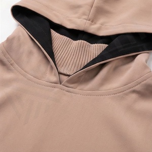 Robe islamique premium, modeste, à capuche, une pièce, sportive, avec poche kangourou, coupe ample, pour usage quotidien et prière, motif uni, estivale - Product Image 4