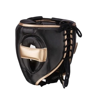 Protector de Cabeza de Boxeo Personalizado OEM, Cuero Vacuno 100% Genuino de Alta Calidad, Ligero, Ecológico, Profesional para Entrenamiento de MMA - Product Image 2
