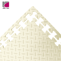 Tapete de Gimnasio de Espuma EVA Ecológico, Inodoro y Duradero, de 60 cm Cuadrados, 10 mm de Grosor, Diseño de Hojas, Absorbente de Impactos e Impermeable, para Área de Juegos Infantiles