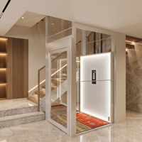 Ascensore Idraulico per Casa: Elevatore Panoramico Artistico di Alta Gamma con Monitoraggio Remoto IoT Configurabile