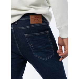 Pantalones ajustados desgastados súper ajustados para hombre, pantalones vaqueros de mezclilla personalizados de alta calidad, ropa de calle Vintage/informal de talla grande recta - Product Image 1