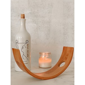 Estantes y soportes para botellas de vino de bambú, fabricación personalizada OEM al por mayor |   Aqdus Saleem India - Product Image 1