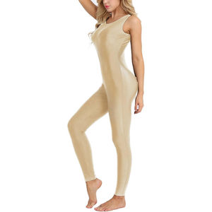 NUEVO Mono de Verano 2026 para Mujer, Mono de Yoga Personalizado de Punto Acanalado, Sin Mangas, de Color Sólido - Product Image 1