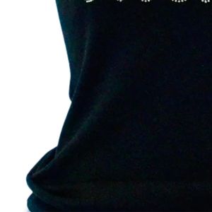 Black Short Sleeve Crew Neck <b>T</b> <b>Shirt</b> with Colorful Jack and Jill Mom Embroidered Lettering Graphic Women's Casual Fashion - Product Image 6