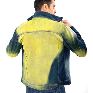 Wholesale Clothing Manufacturer Men's Jackets Custom Basic Solid Color <b>Jeans</b> Men's Jackets Made in Pakistan - Product Image 2