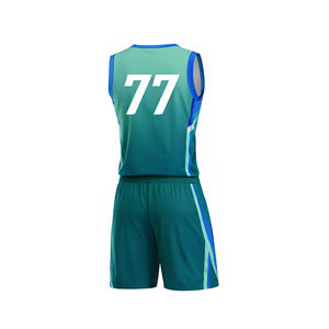 Nouveau style, uniforme de basket-ball respirant 100% polyester, grande taille, séchage rapide, haute qualité, prix de gros bon marché - Product Image 3
