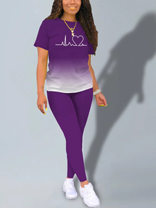 Ensemble deux pièces pour femmes, haut court en tricot uni, décontracté, tendance, confortable, pour l'automne, idéal pour les journées chaudes - Product Image 3