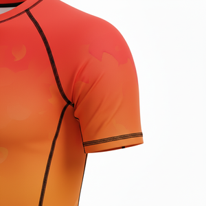 ผู้ผลิตเสื้อรัดกล้ามเนื้อแบบซับลิเมชั่นตามสั่ง รับผลิตแบบ OEM แบรนด์ส่วนตัว เสื้อคอมเพรสชั่นสำหรับ MMA BJJ ยิวยิตสู การฝึกซ้อมกีฬาต่อสู้ - Product Image 5