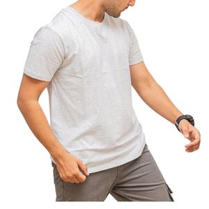 Camiseta de Algodón Lisa Personalizada para Hombre, Cuello Redondo, Manga Corta, Básica, Fabricante OEM, Proveedor al por Mayor, Fábrica - Product Image 2